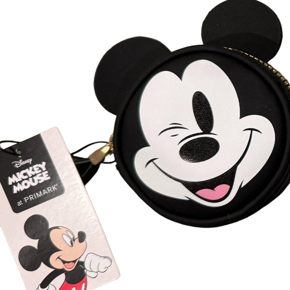 Disney's Mickey Mouse 3D Character Coin Purse and Keychain Bundle